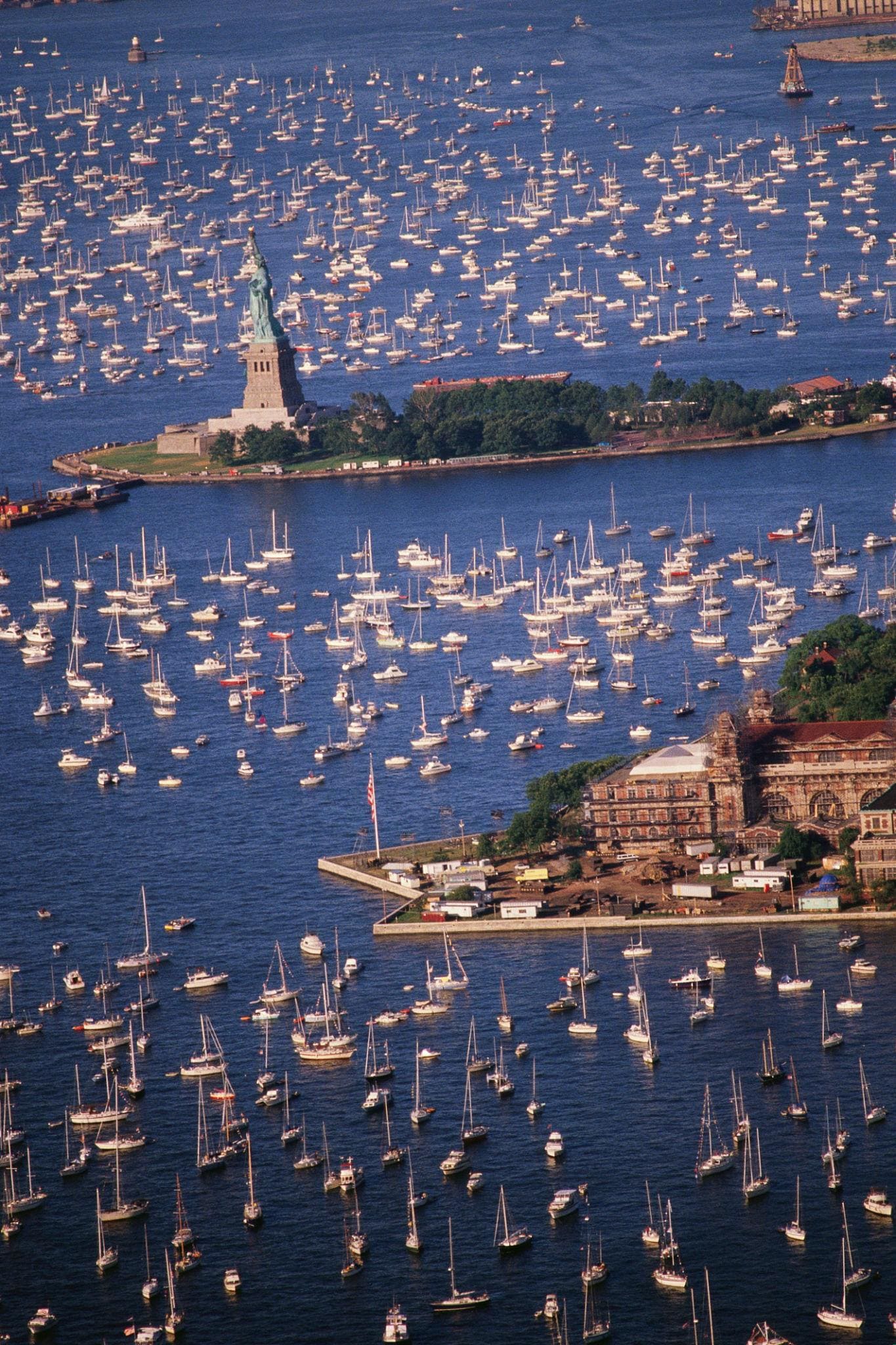 Harbor aerial view